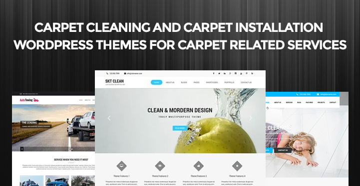 10 Carpet Cleaning and Carpet Installation WordPress Themes