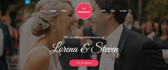 Wedding Planner WordPress theme