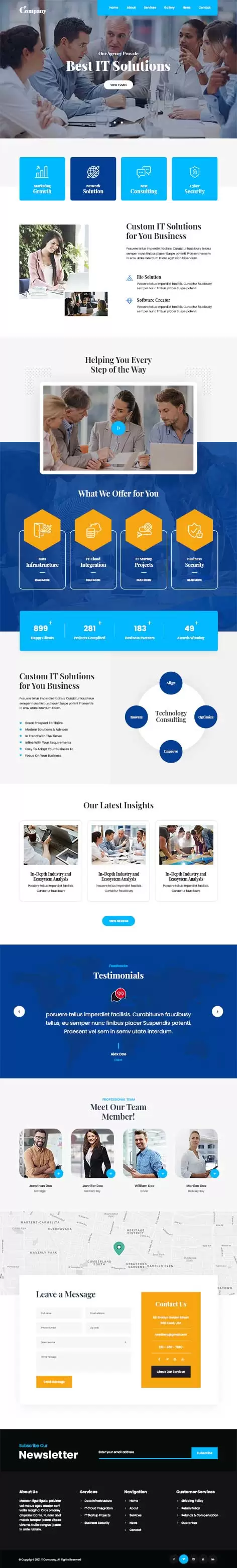 GB IT Company - IT Company WordPress Theme for IT Company